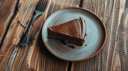 chocolate cake on a plate