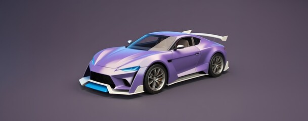 toy performance sports car model. Car toy 3d model.
