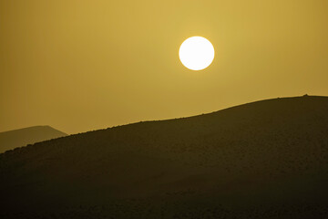 Hot sun on Fuerteventura Canadian Island 400 mm telephoto