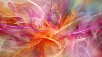 Abstract colorful light swirls