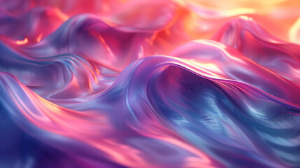 minimalist holographic background, smooth forms, soft color