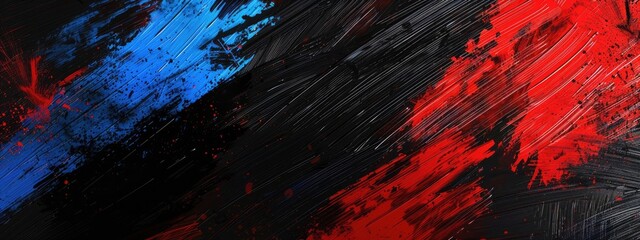 Abstract red, black and blue background with grunge brush strokes . textures for poster and web banner design, perfect for extreme, sportswear, racing, football, motocross	