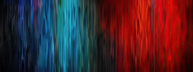 Fotobehang Abstract vertical color strips backgrounds, red black blue, Vertical stripes of various colors thin width with texture and gradient color  © Ilmi