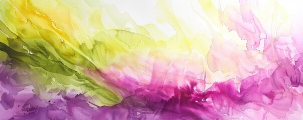 Abstract watercolor art in vibrant colors