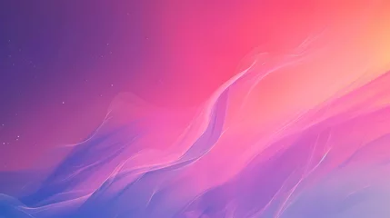 Möbelaufkleber Light pink and purple smoky waves background © gigant