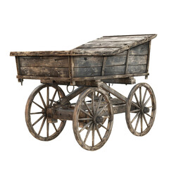 Fototapeta premium Cart, isolated object.