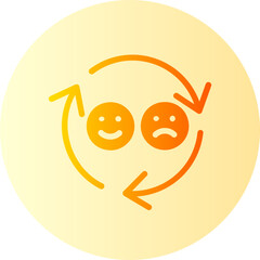 emotional intelligence gradient icon