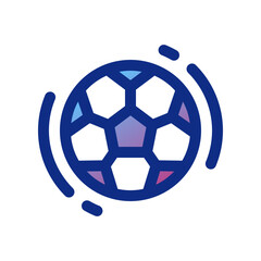 Obraz premium Editable sport game, sports, soccer, football vector icon. Video game, game elements. Part of a big icon set family. Perfect for web and app interfaces, presentations, infographics, etc