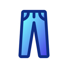 Editable trousers vector icon. Clothing, fashion, apparel. Part of a big icon set family. Perfect for web and app interfaces, presentations, infographics, etc