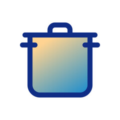 Editable cooking pot vector icon. Food, restaurant. Part of a big icon set family. Perfect for web and app interfaces, presentations, infographics, etc