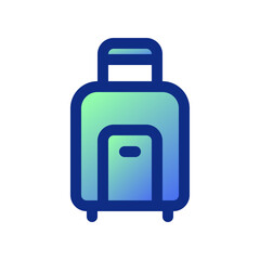 Editable luggage vector icon. Part of a big icon set family. Perfect for web and app interfaces, presentations, infographics, etc