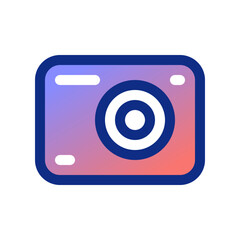 Editable pocket camera vector icon. Part of a big icon set family. Perfect for web and app interfaces, presentations, infographics, etc
