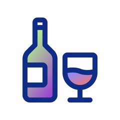 Editable wine vector icon. Part of a big icon set family. Perfect for web and app interfaces, presentations, infographics, etc