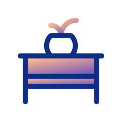 Editable coffee table vector icon. Part of a big icon set family. Perfect for web and app interfaces, presentations, infographics, etc