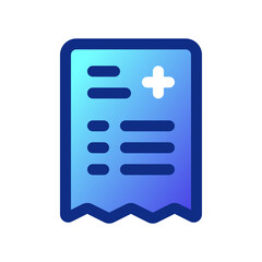 Fototapeta premium Editable medical prescription vector icon. Part of a big icon set family. Perfect for web and app interfaces, presentations, infographics, etc