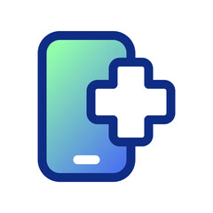 Obraz premium Editable medical app vector icon. Part of a big icon set family. Perfect for web and app interfaces, presentations, infographics, etc
