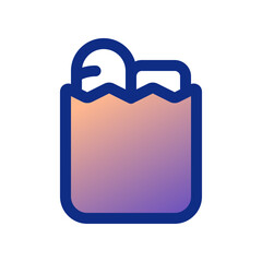 Editable groceries vector icon. Part of a big icon set family. Perfect for web and app interfaces, presentations, infographics, etc