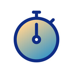 Editable vector stopwatch timer icon. Part of a big icon set family. Perfect for web and app interfaces, presentations, infographics, etc