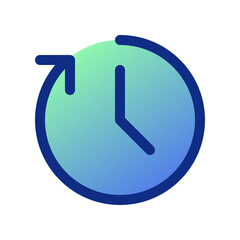 Editable vector nonstop time service hours icon. Part of a big icon set family. Perfect for web and app interfaces, presentations, infographics, etc