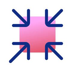 Editable vector exit full screen icon. Part of a big icon set family. Perfect for web and app interfaces, presentations, infographics, etc