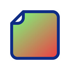 Editable vector blank empty file icon. Part of a big icon set family. Perfect for web and app interfaces, presentations, infographics, etc