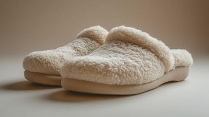 Cozy Ivory Fleece Slippers For Warmth And Comfort At Home