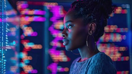 A coding bootcamp for women and non-binary individuals - obrazy, fototapety, plakaty