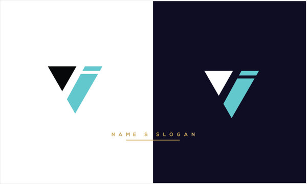 VI, IV, V, I, Abstract Letters Logo monogram
