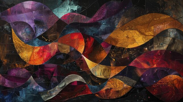 Chorus of Opinions: Abstract voices layer in polyphonic style, creating a harmonious symphony of diverse perspectives.