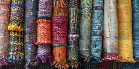 Cultural Exchange showcases a tapestry of diverse abstract patterns originating from various cultures.