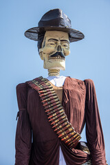 Pancho Villa en el d&iacute;a de muertos Ciudad de M&eacute;xico 