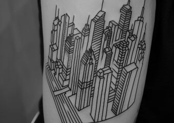 Architecture Tattoo Buildings Design