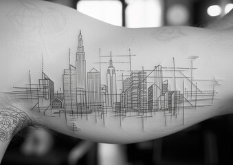 Architecture Tattoo Buildings Design