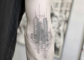 Architecture Tattoo Buildings Design