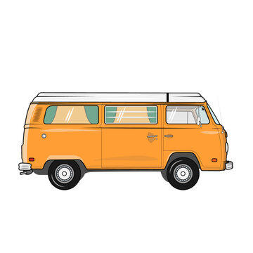 Van Vector Illustration 