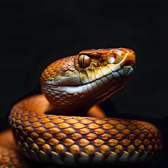 close up of a snake