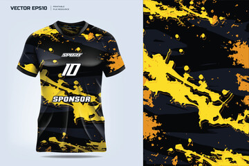 modern e-sport jersey, apparel, uniform design. good use for gaming jersey. design fabric textile for sublimation. vector eps file.