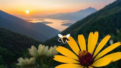 flower in the mountains