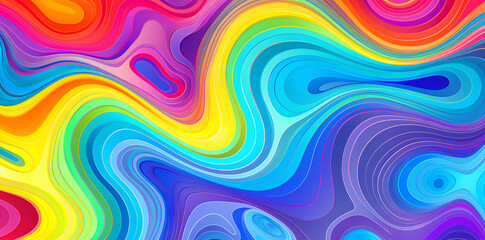 abstract colorful background with waves, colorful topological map pattern background...