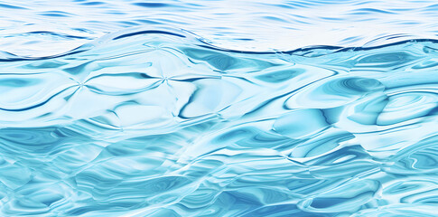 Water surface with rings and ripples background - obrazy, fototapety, plakaty