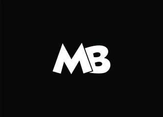 MB  Initial Logo design And  Monogram Logo