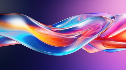 3d liquid beautiful shiny gradient waves background
