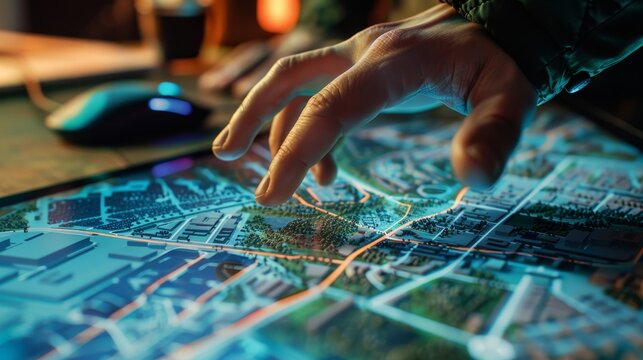 Empowering Urban Mobility Augmented Reality Map of Electric Vehicle Charging Stations and Usage - Powered by Adobe