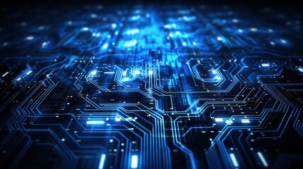 IT technology background that portrays the resilience of digital systems in the face of challenges and disruptions