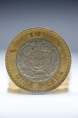 Moneda mexicana de 10 pesos del año 2008