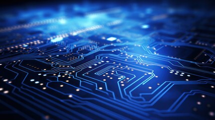 IT technology background that portrays the resilience of digital systems in the face of challenges and disruptions