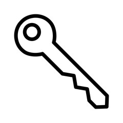 keylock isolated on white