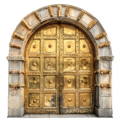 Golden Antique Door