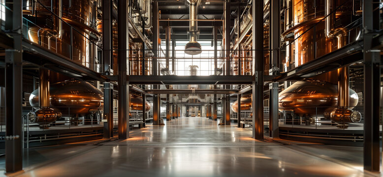 traditional method of making whiskey. Whiskey, scotch, bourbon making. hand edited AI.