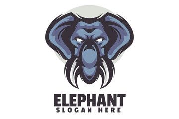 Elephant Mascot Logo Design